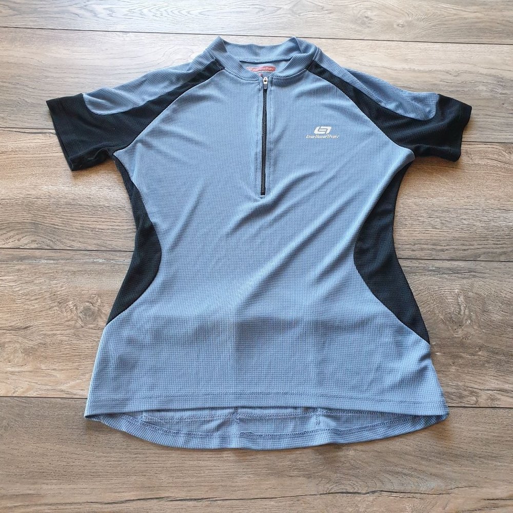 Bellwether Womens Medium M Cycling Jersey Shirt Road Bicycle Racing Tour Blue Bl